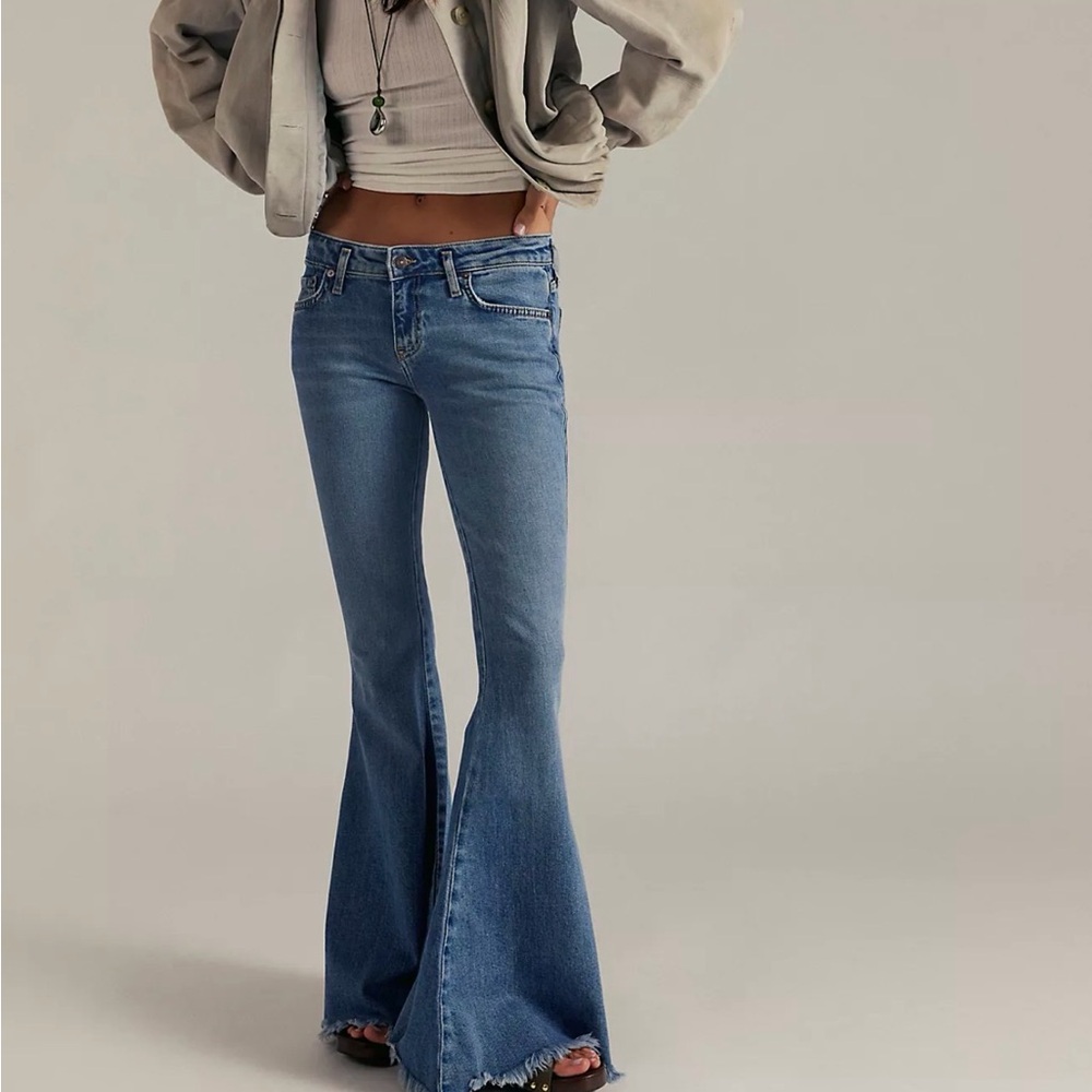 NWT We The Free Emre Low-Rise Flare Jeans